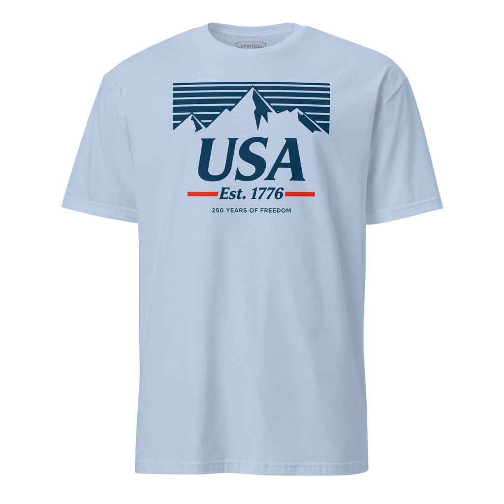 USA Mountains - 250 Years of Freedom | T-Shirt product image 3