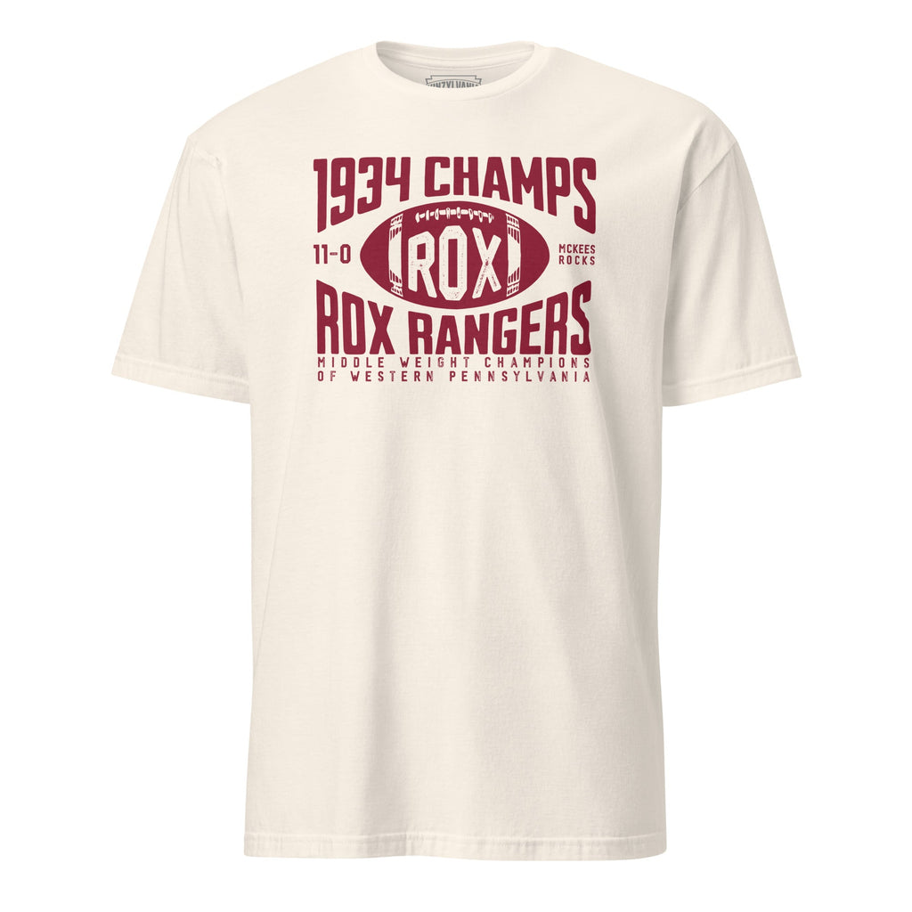 Rox Rangers Football 1934 Champs - McKees Rocks | T-Shirt product image 3