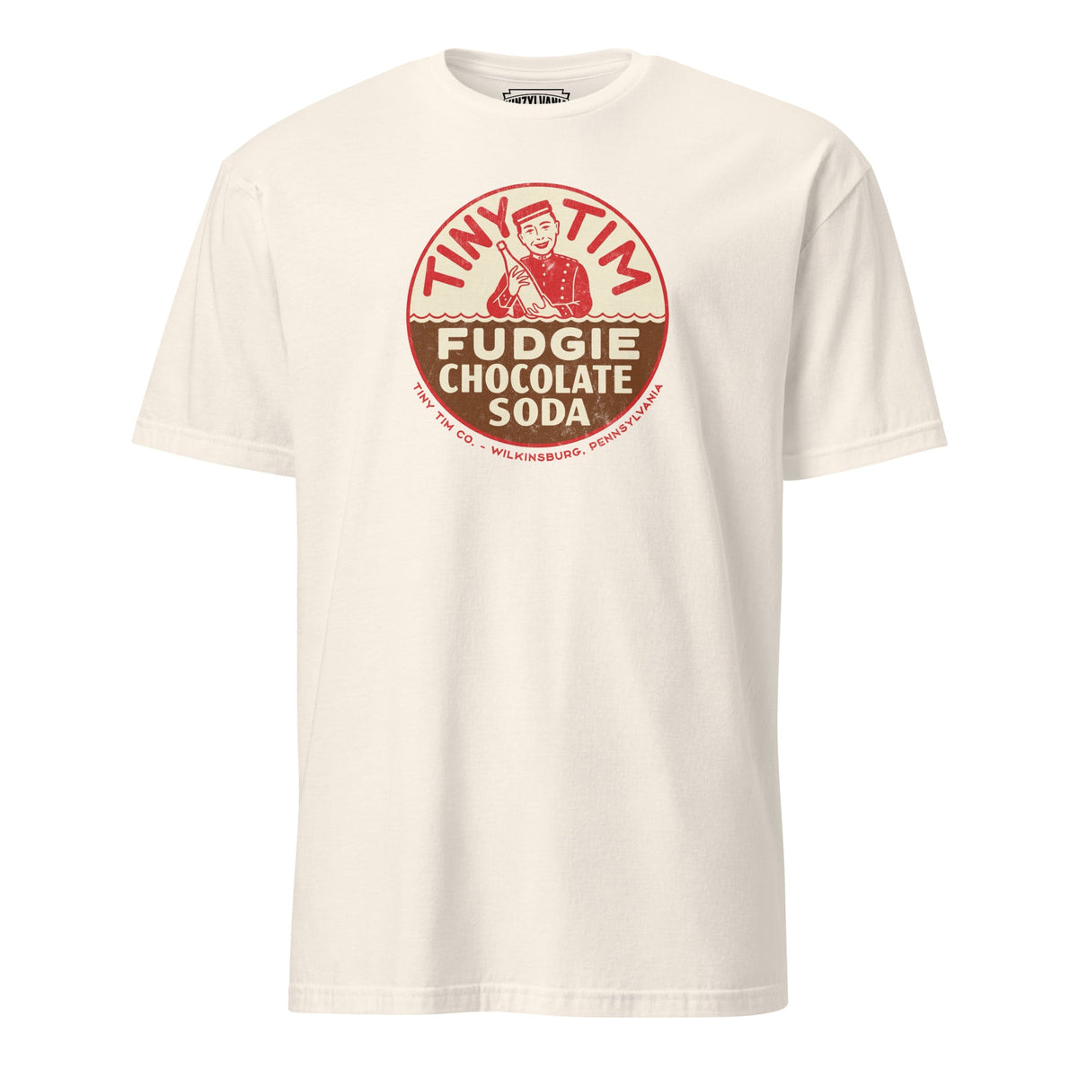 Tiny Tim Fudgie Chocolate Soda - Wilkinsburg, PA | T-Shirt product image 1