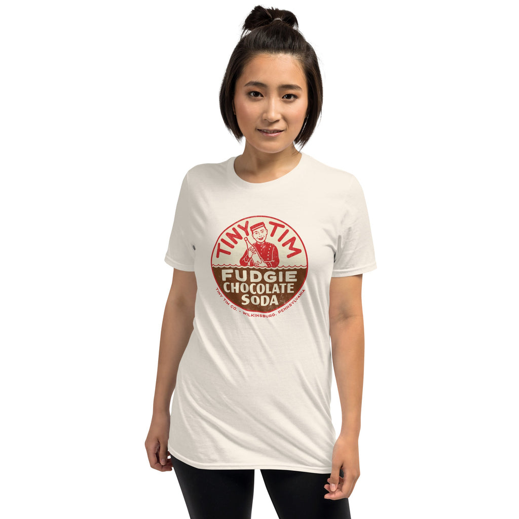 Tiny Tim Fudgie Chocolate Soda - Wilkinsburg, PA | T-Shirt product image 2