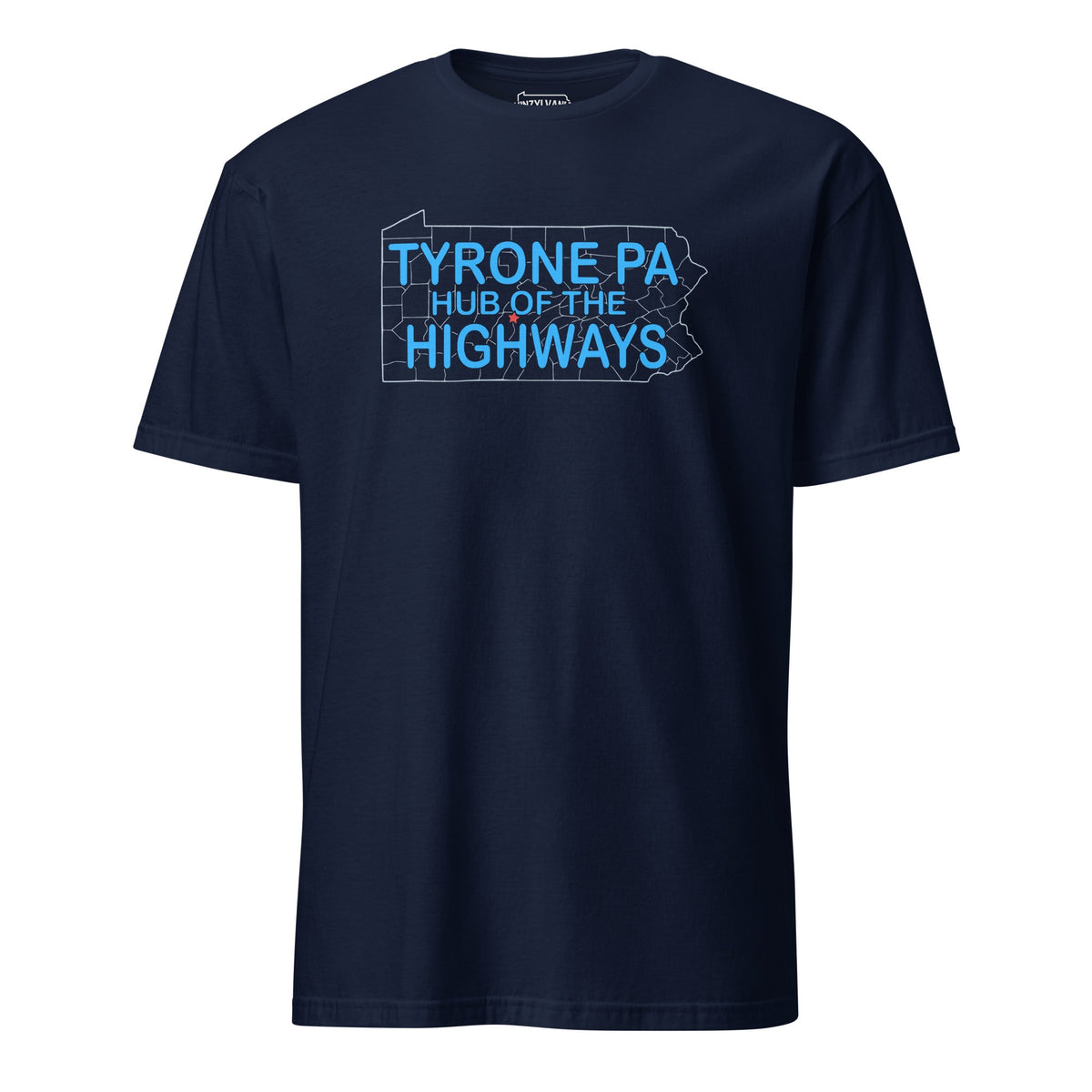 Tyrone PA - Hub of the Highways | T-Shirt product image 4