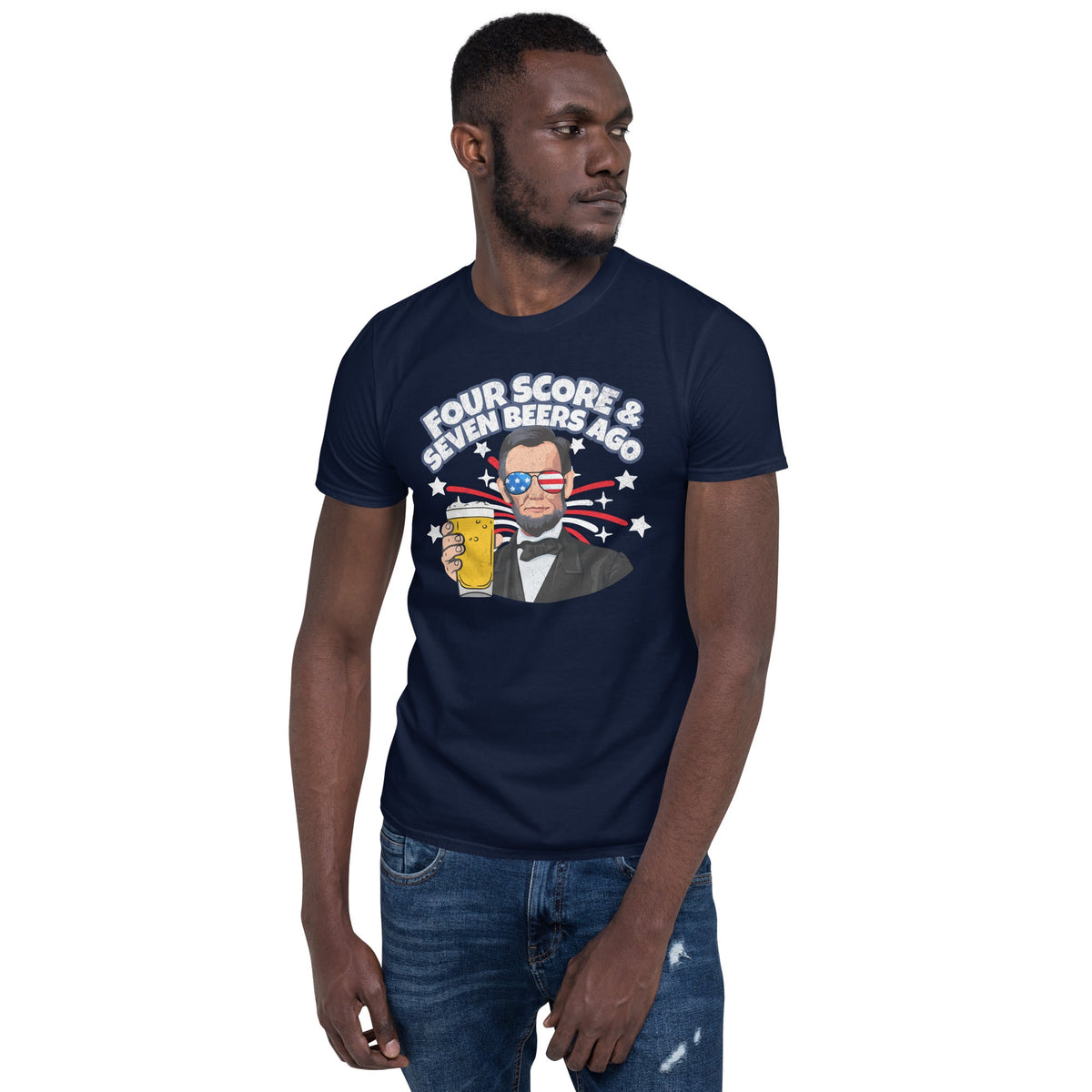 Four Score and Seven Beers Ago | T-Shirt product image 2