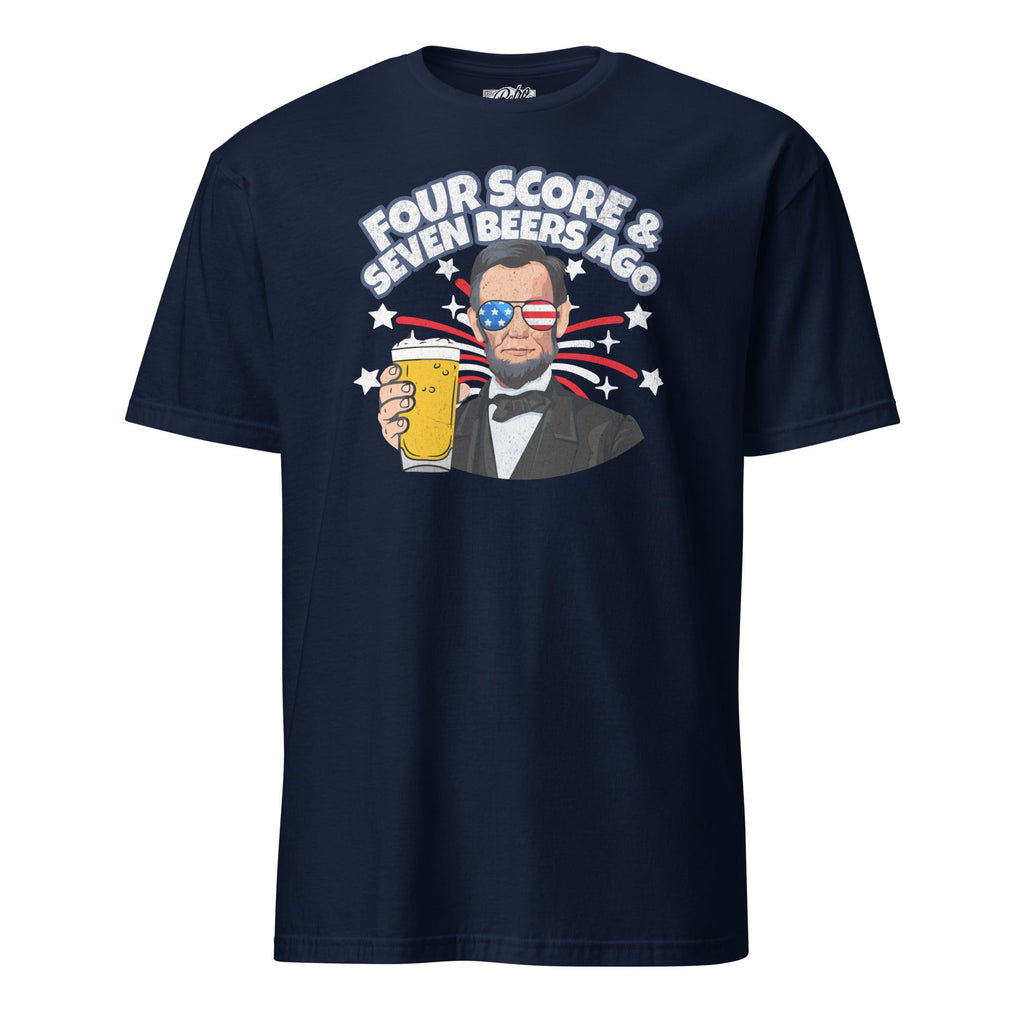 Four Score and Seven Beers Ago | T-Shirt product image 3