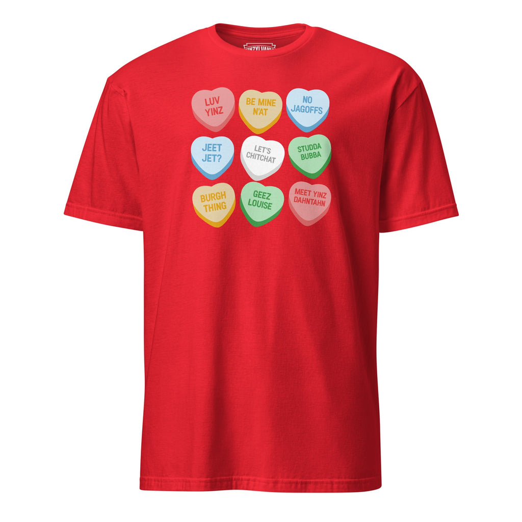 Pittsburgh Conversation Hearts | T-Shirt product image 5