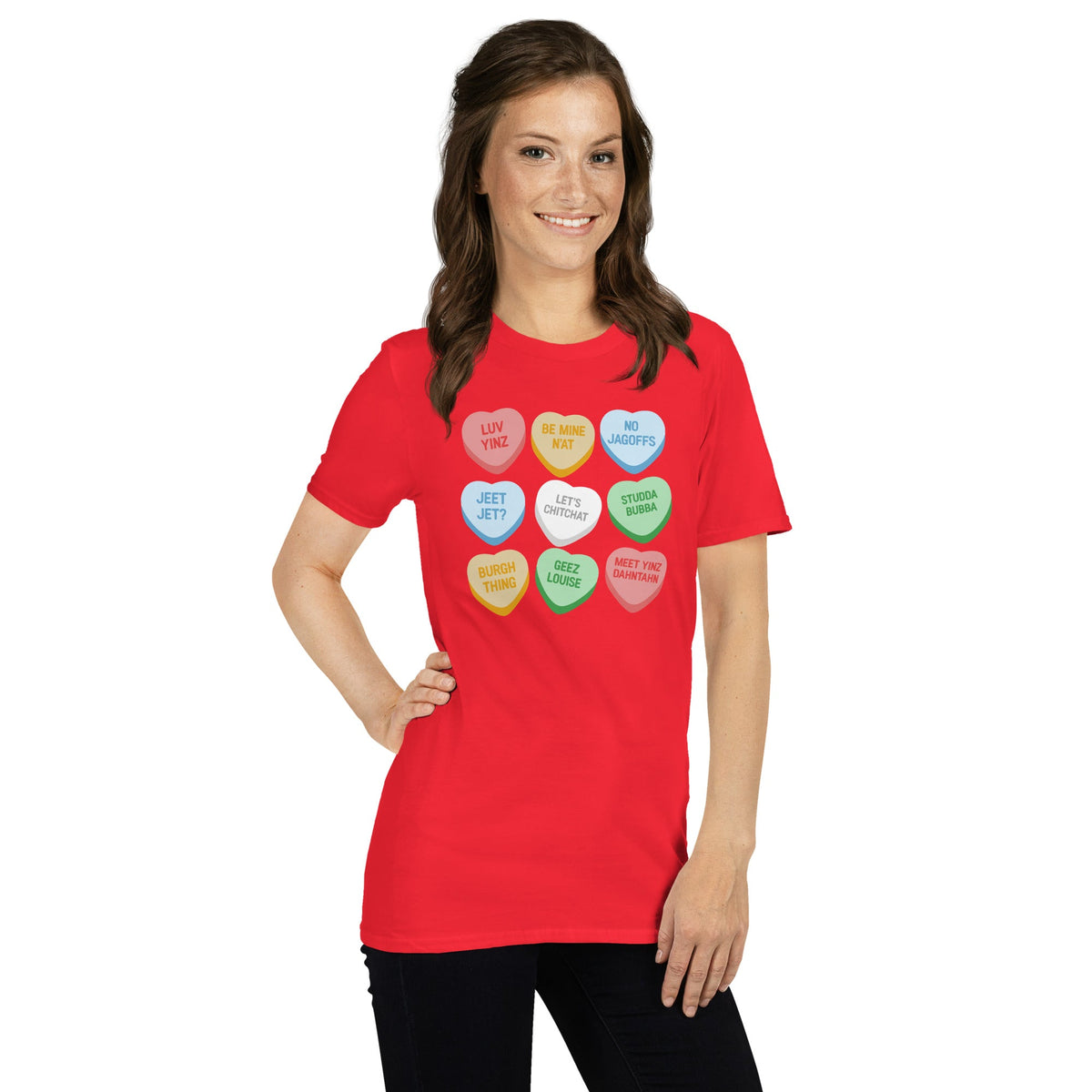 Pittsburgh Conversation Hearts | T-Shirt product image 7