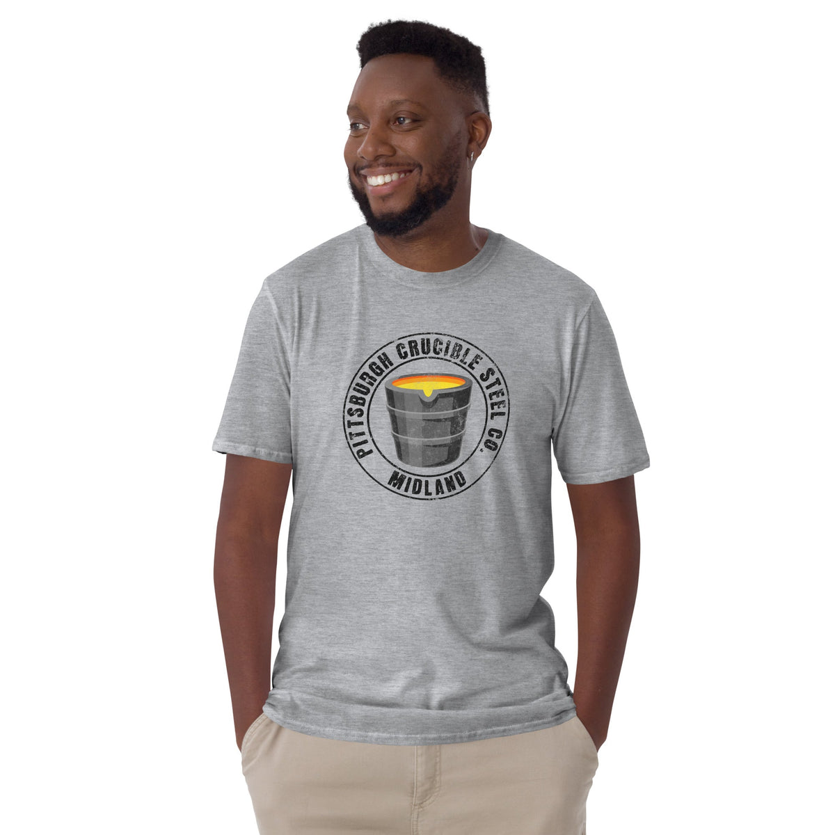 Pittsburgh Crucible Steel Co. - Midland, PA | T-Shirt product image 2