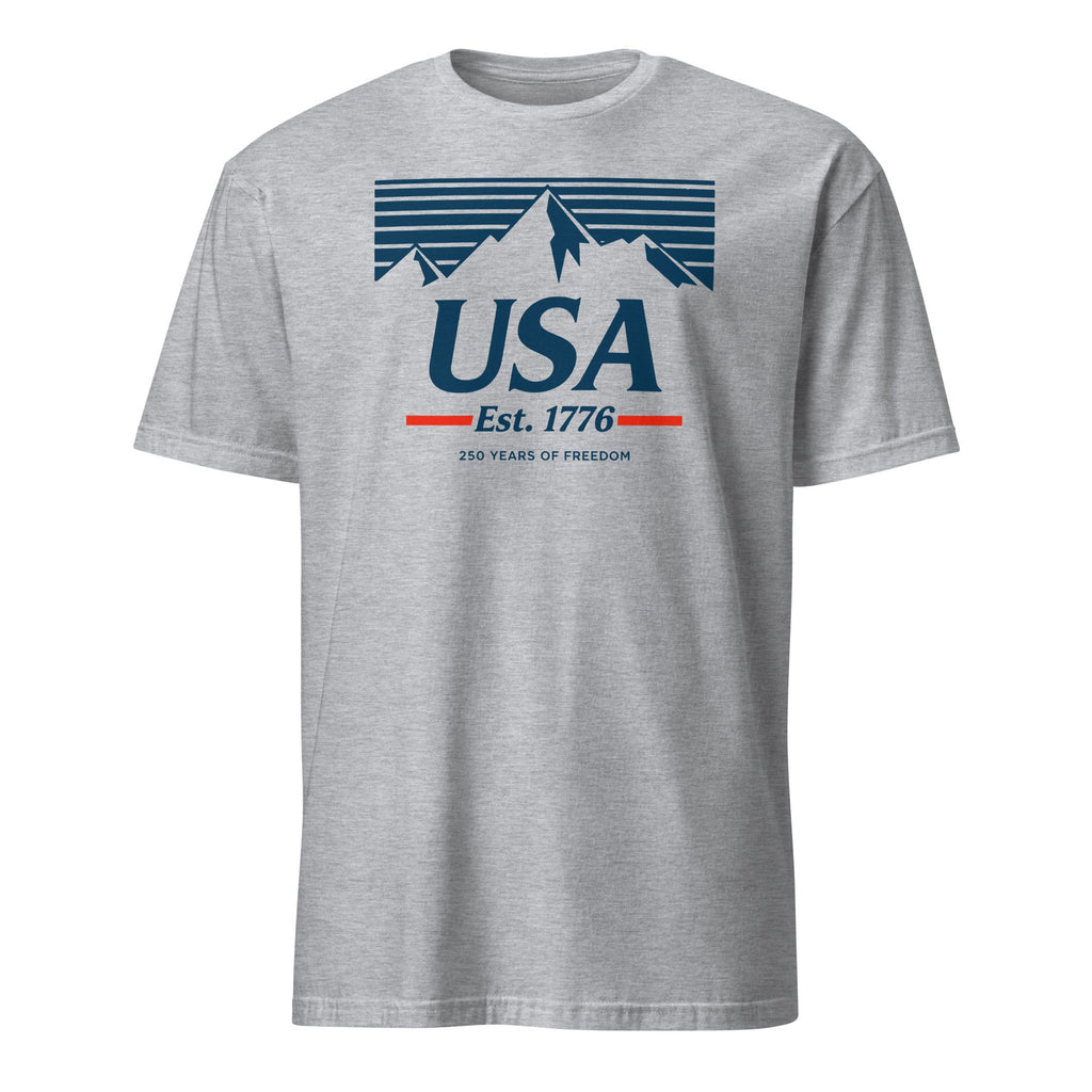 USA Mountains - 250 Years of Freedom | T-Shirt product image 4