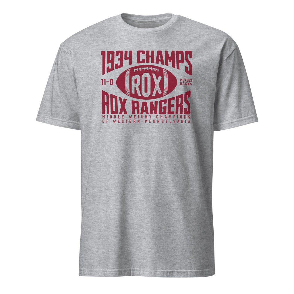 Rox Rangers Football 1934 Champs - McKees Rocks | T-Shirt product image 2