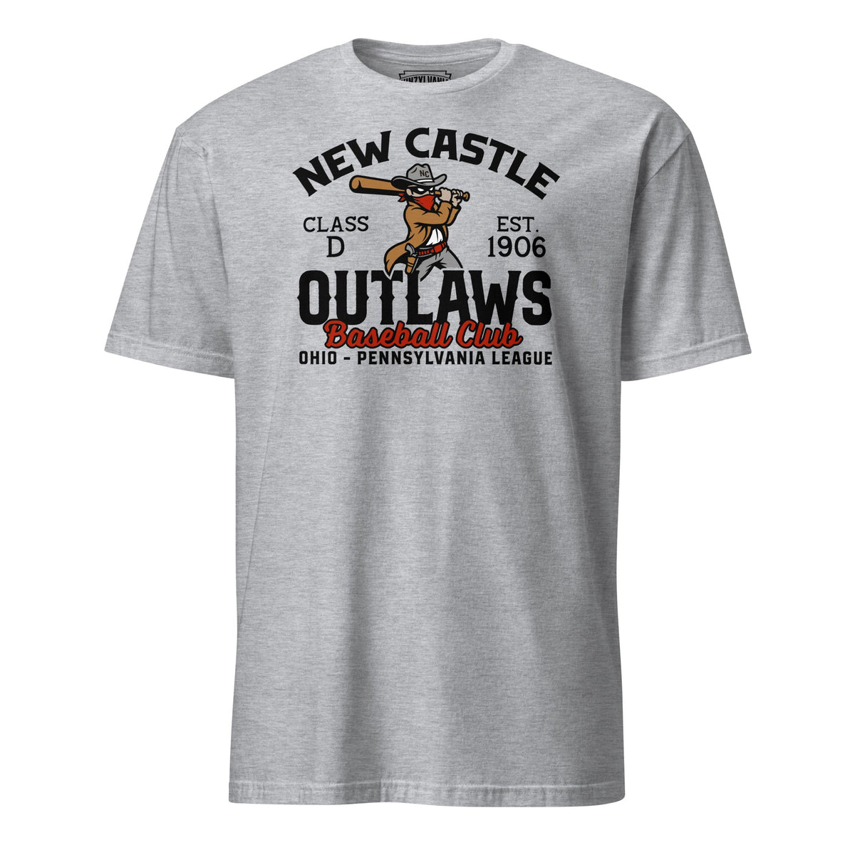 New Castle Outlaws Baseball 1906 | T-Shirt product image 6