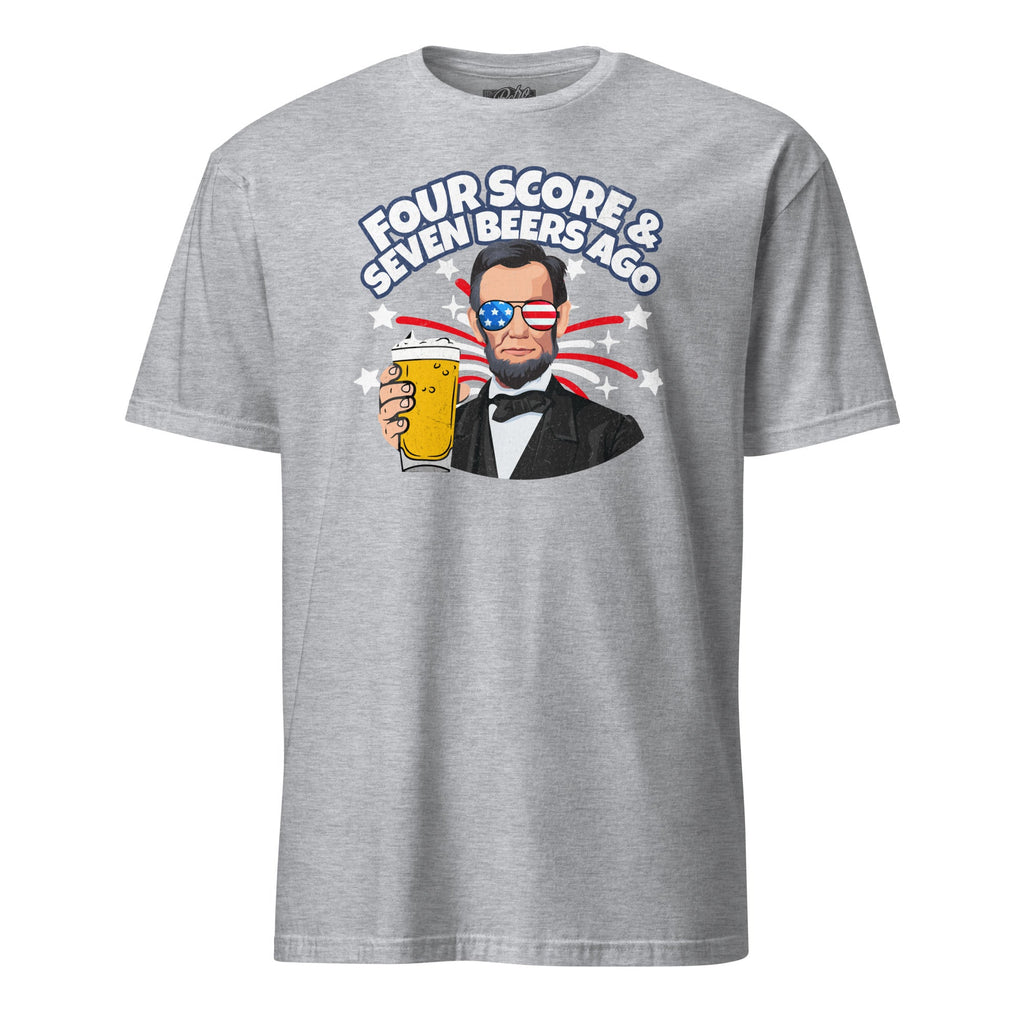 Four Score and Seven Beers Ago | T-Shirt product image 4