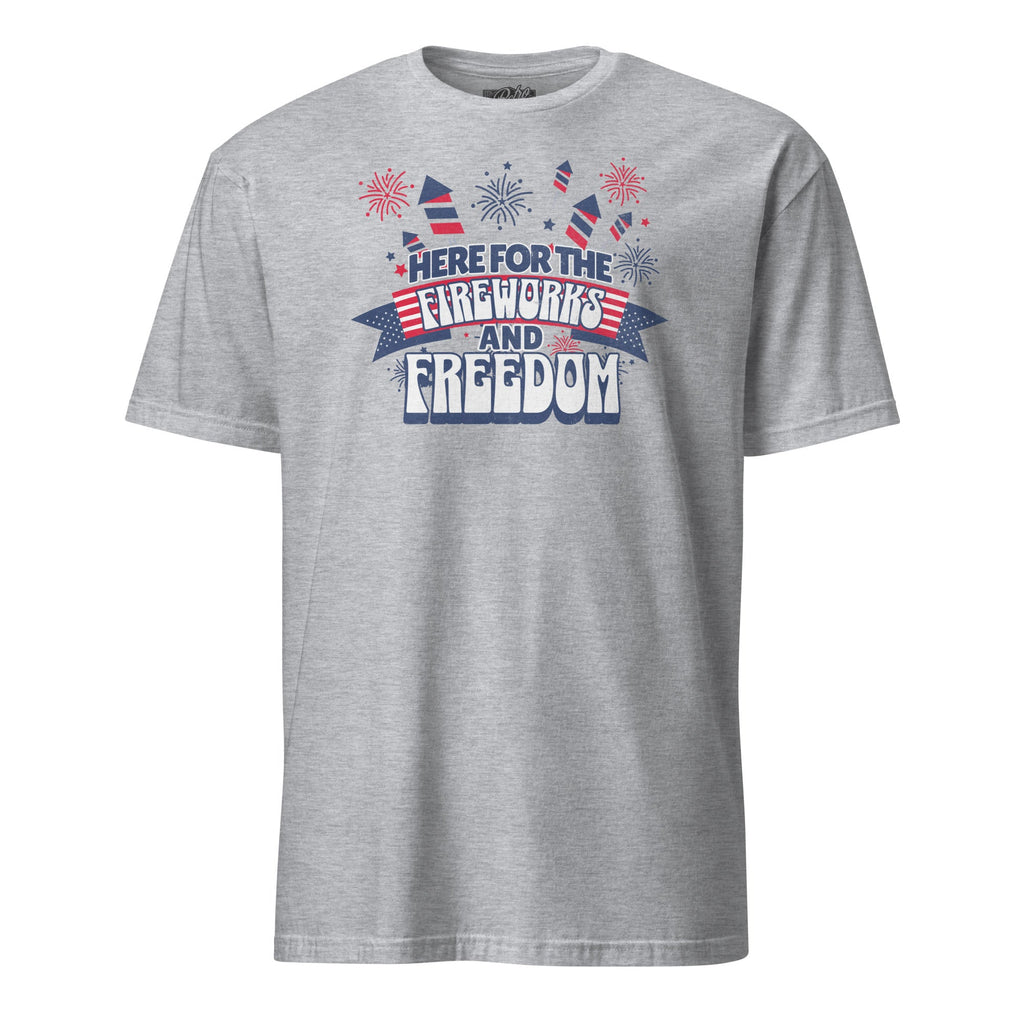 Here for the Fireworks and Freedom | T-Shirt product image 2