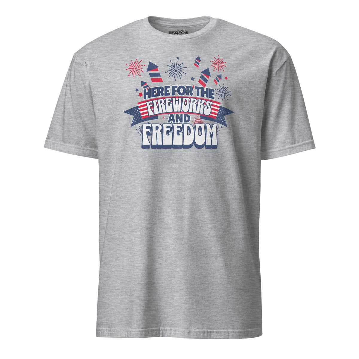 Here for the Fireworks and Freedom | T-Shirt product image 2