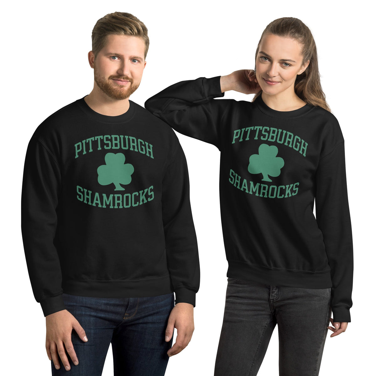 Pittsburgh Shamrocks Hockey | Crewneck Sweatshirt product image 2