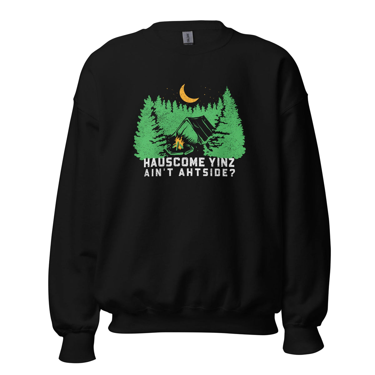 Hauscome Yinz Ain't Ahtside? | Crewneck Sweatshirt product image 2