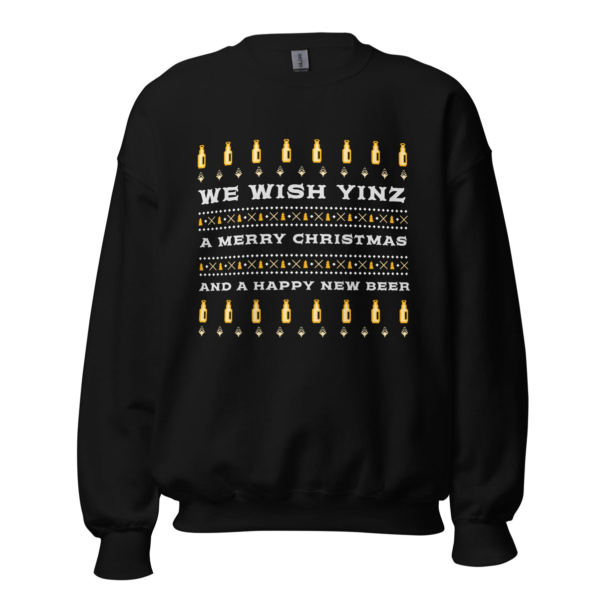 We Wish Yinz a Merry Christmas - Ugly Sweater | Crewneck product image 3