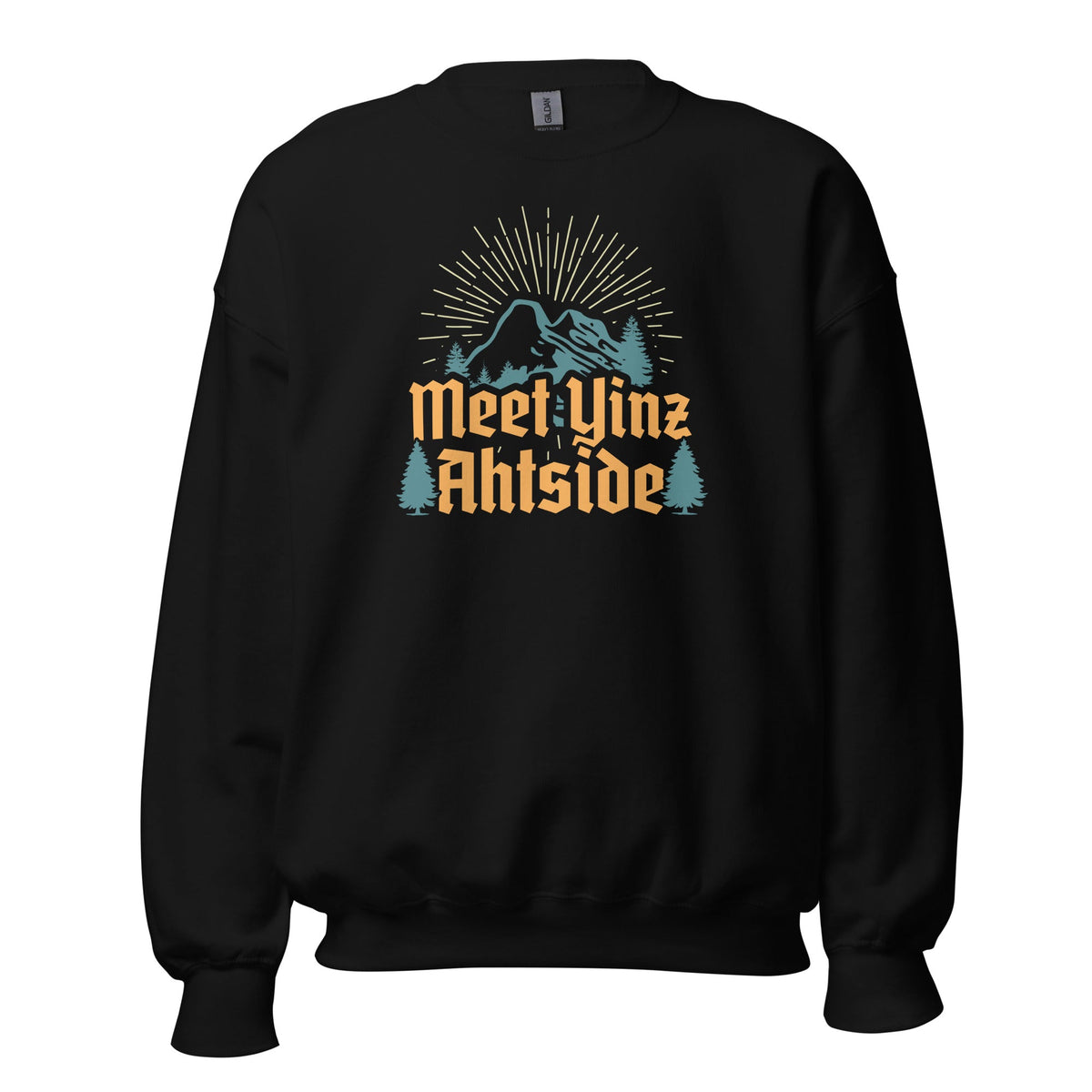 Meet Yinz Ahtside | Crewneck Sweatshirt product image 1