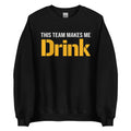 This Team Makes Me Drink - Football | Crewneck Sweatshirt product image 1