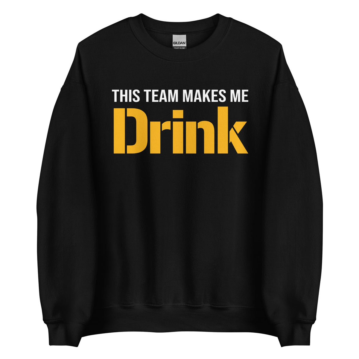 This Team Makes Me Drink - Football | Crewneck Sweatshirt product image 1