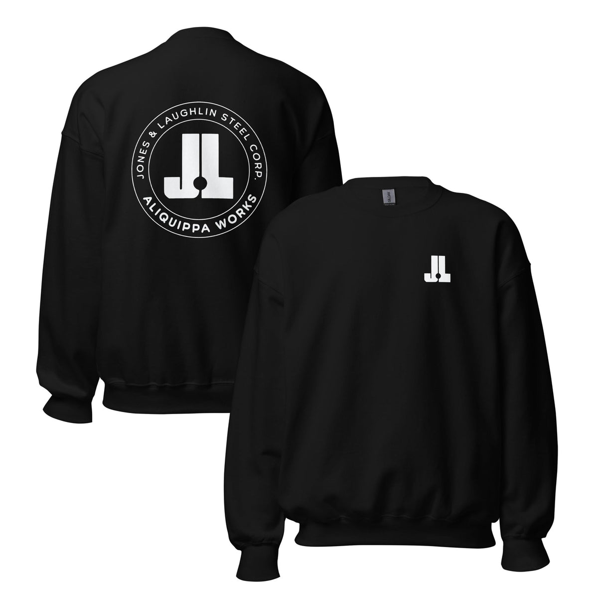 J and L Steel - Aliquippa Works - Front/Back | Crewneck product image 1