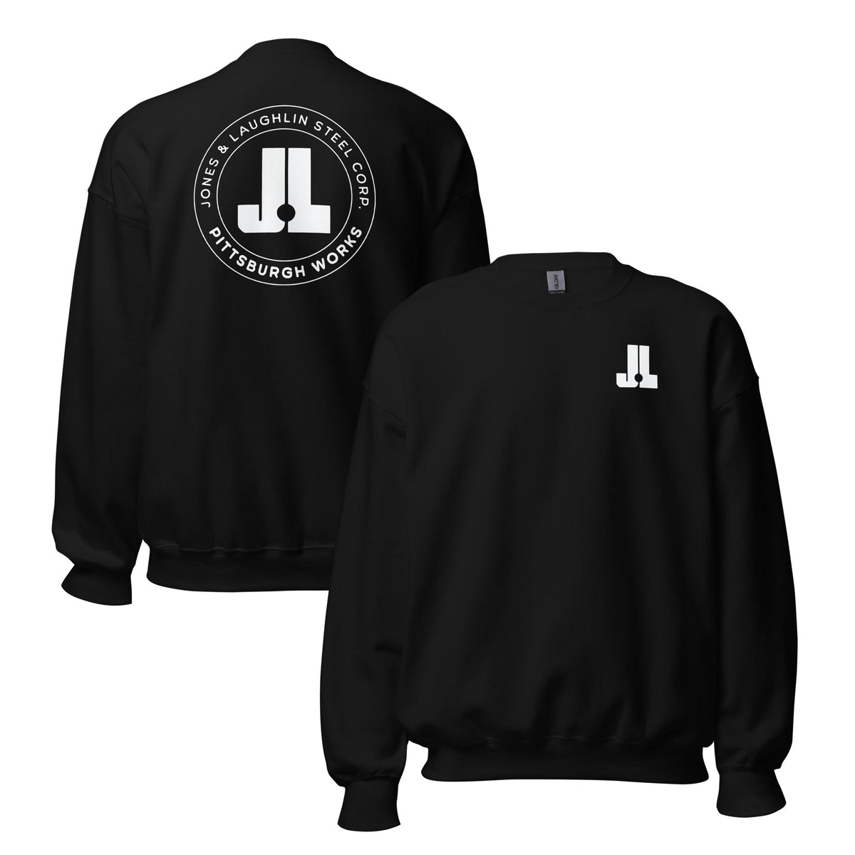 J and L Steel - Pittsburgh Works - Front/Back | Crewneck product image 1