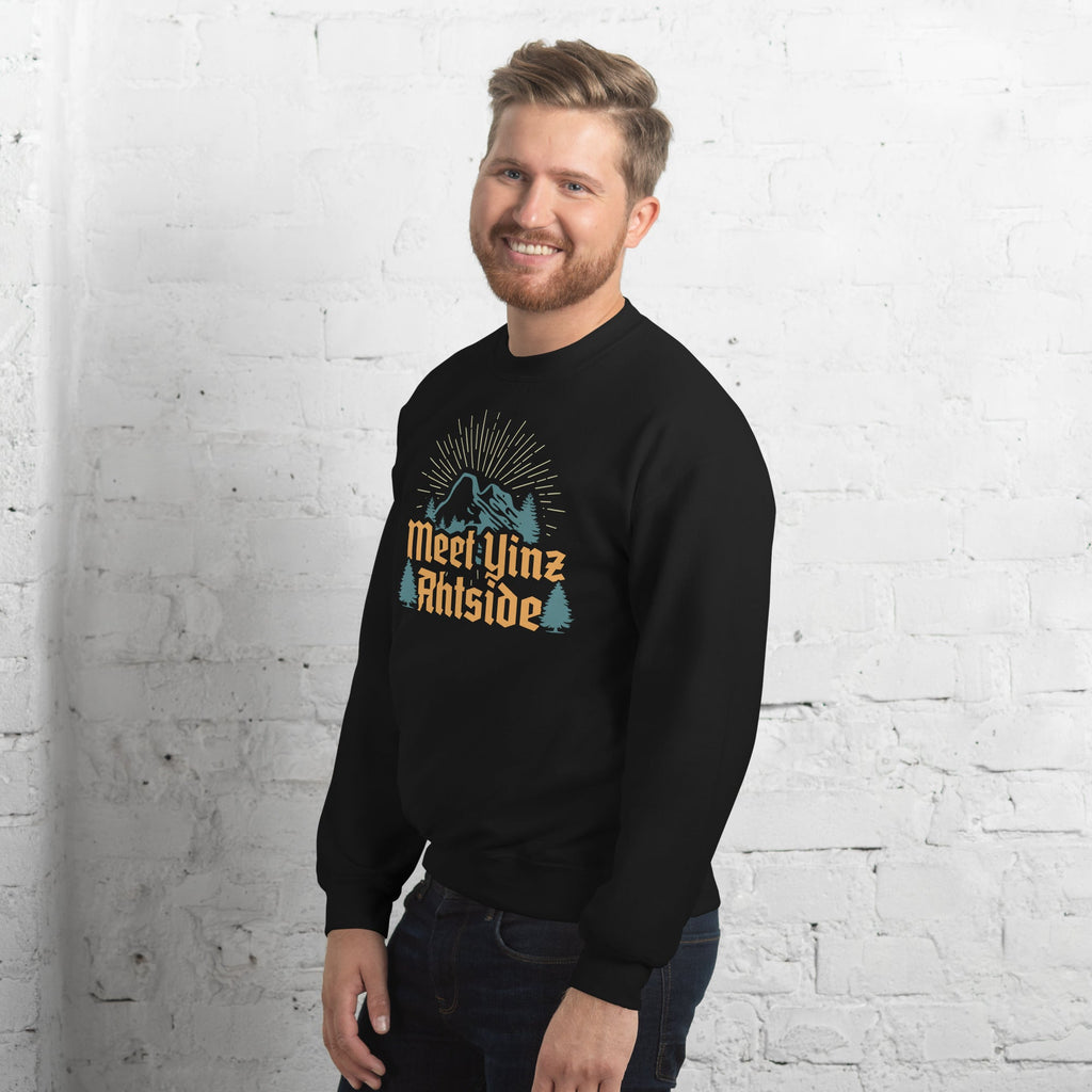 Meet Yinz Ahtside | Crewneck Sweatshirt product image 5