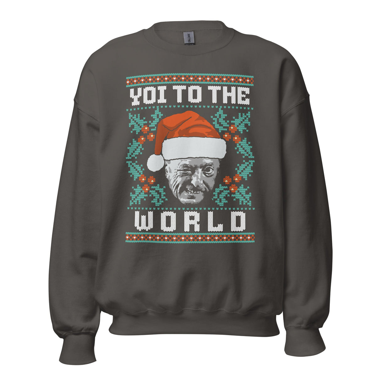 Yoi to the World - Ugly Christmas Sweater | Crewneck product image 3