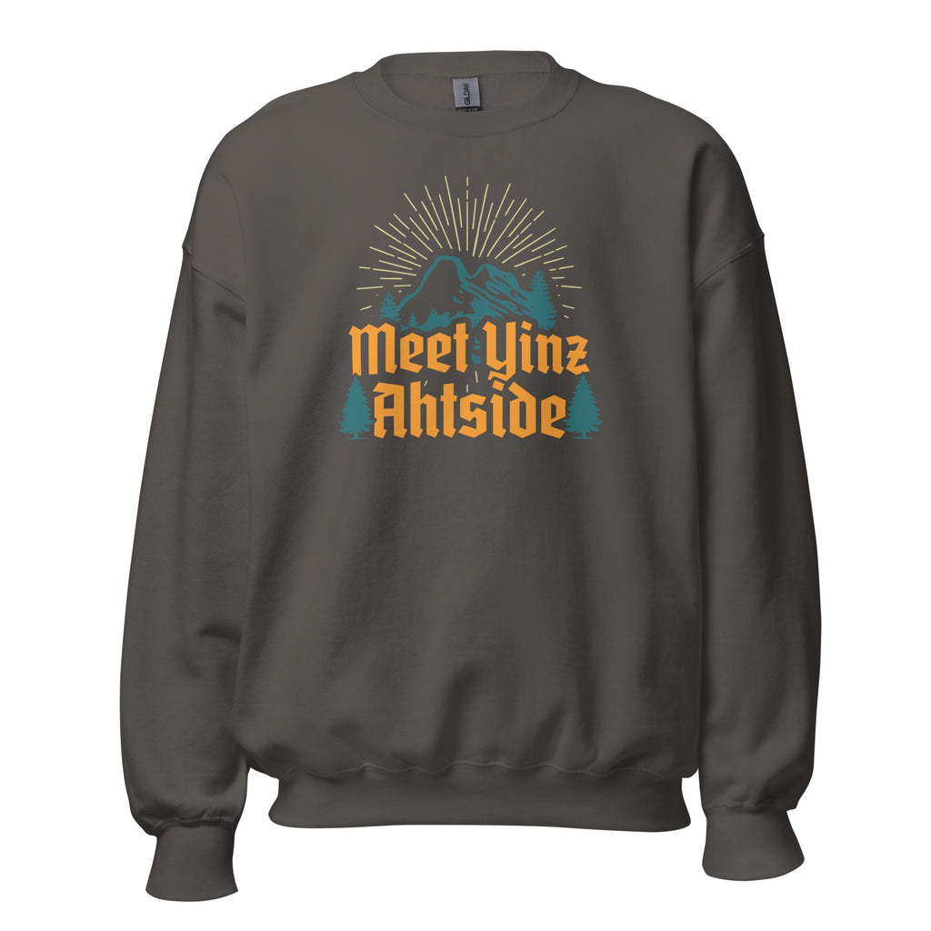 Meet Yinz Ahtside | Crewneck Sweatshirt product image 3