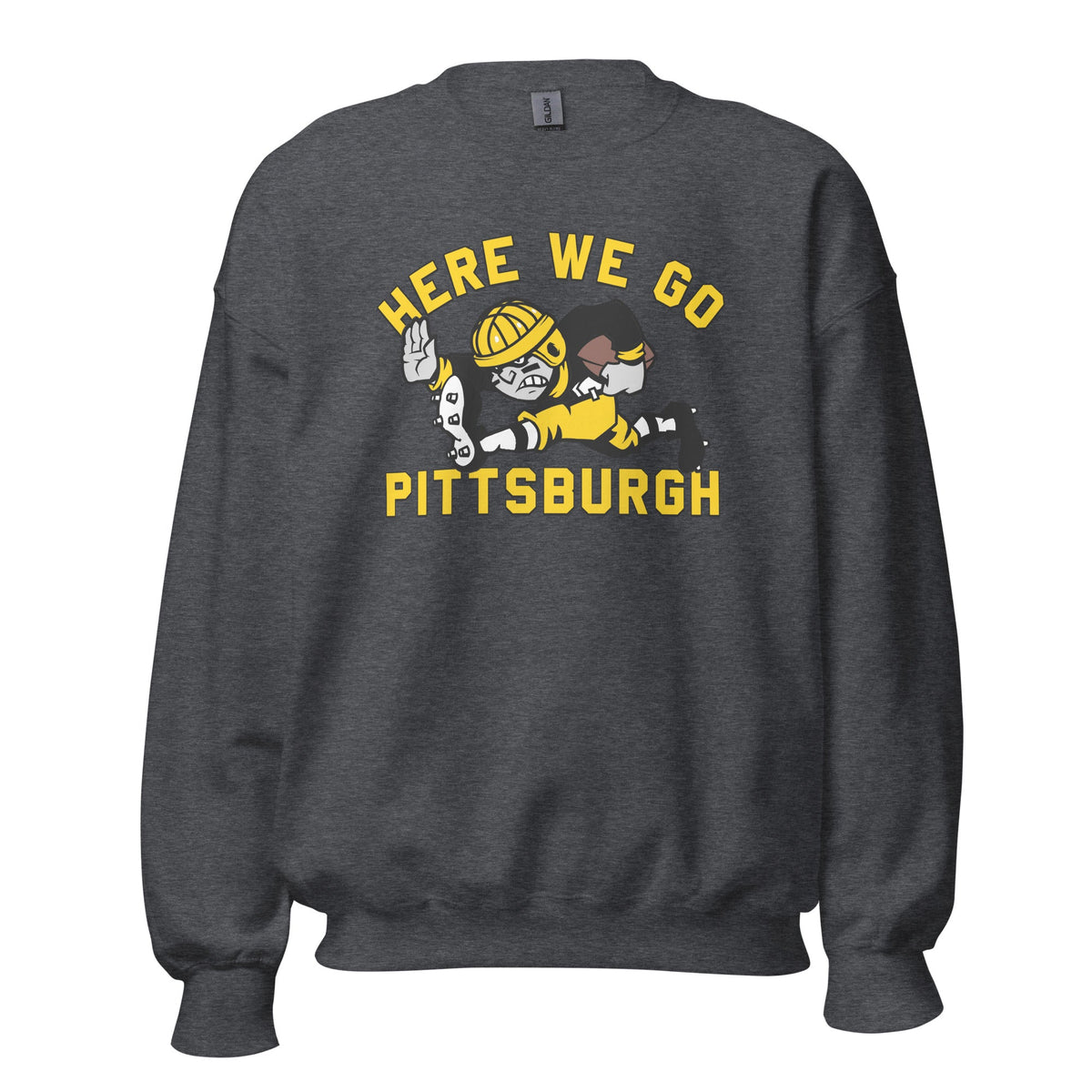 Here We Go Pittsburgh - Old School Football | Crewneck product image 3