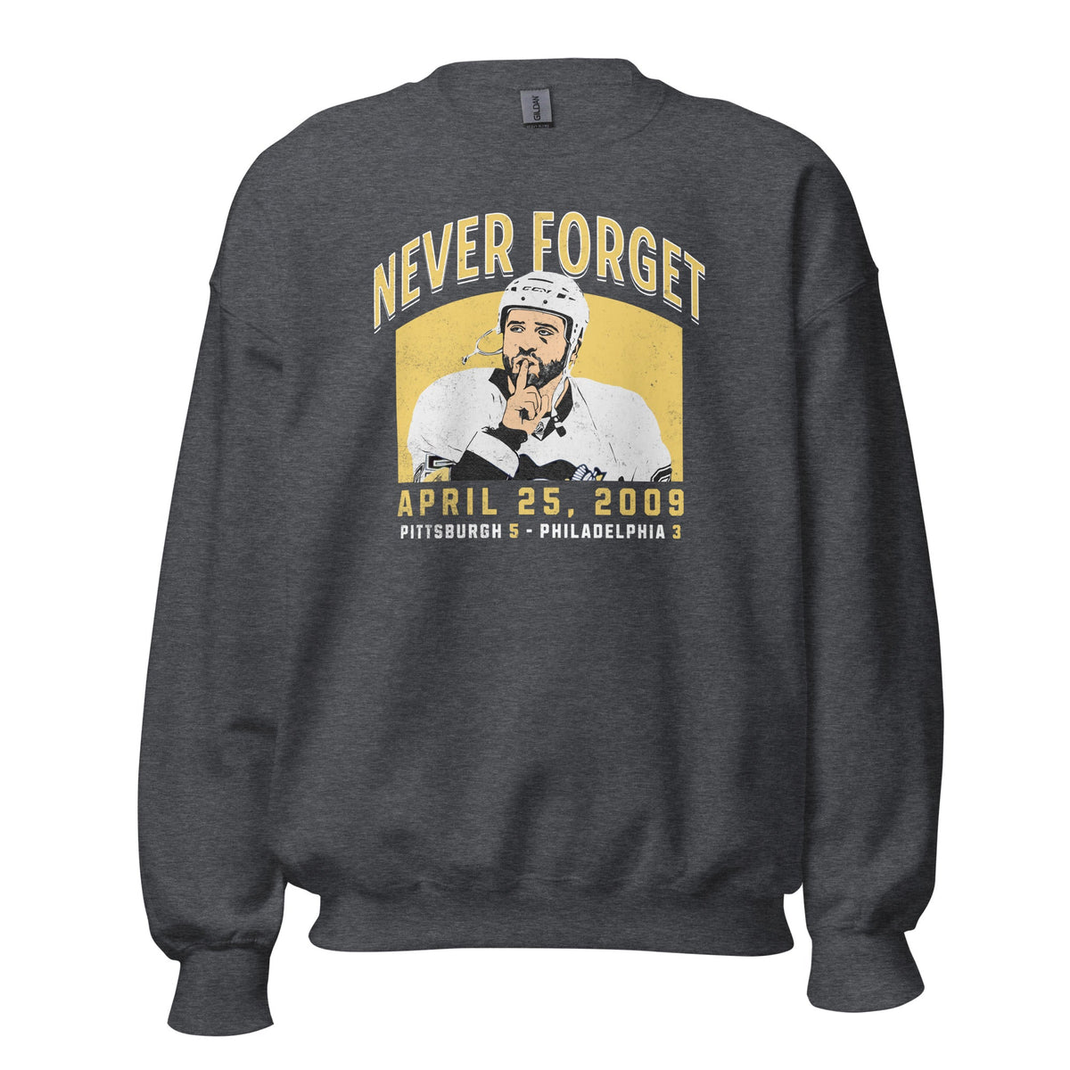 Never Forget - Max Talbot Crowd Hush | Crewneck Sweatshirt product image 2