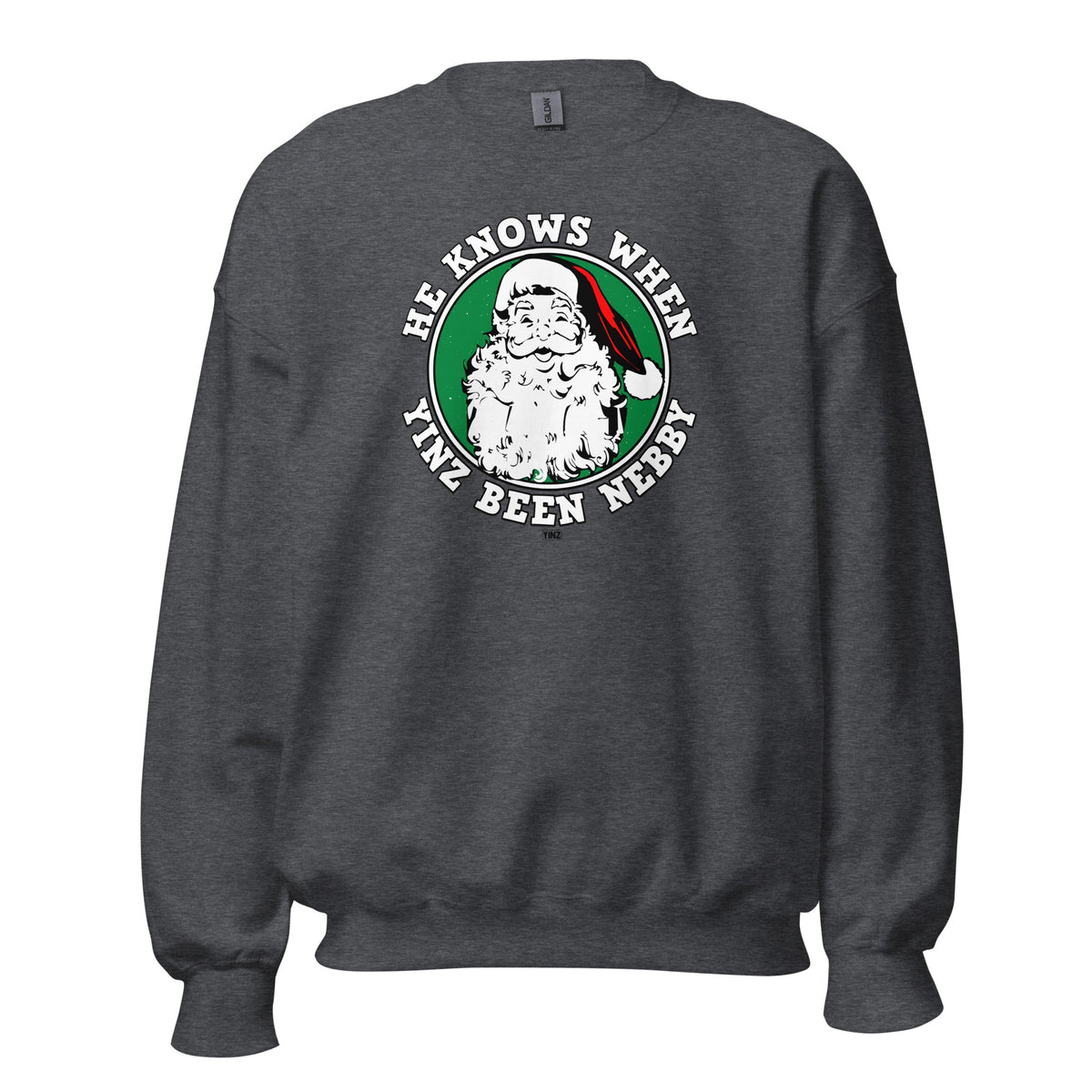He Knows When Yinz Been Nebby | Crewneck Sweatshirt product image 4