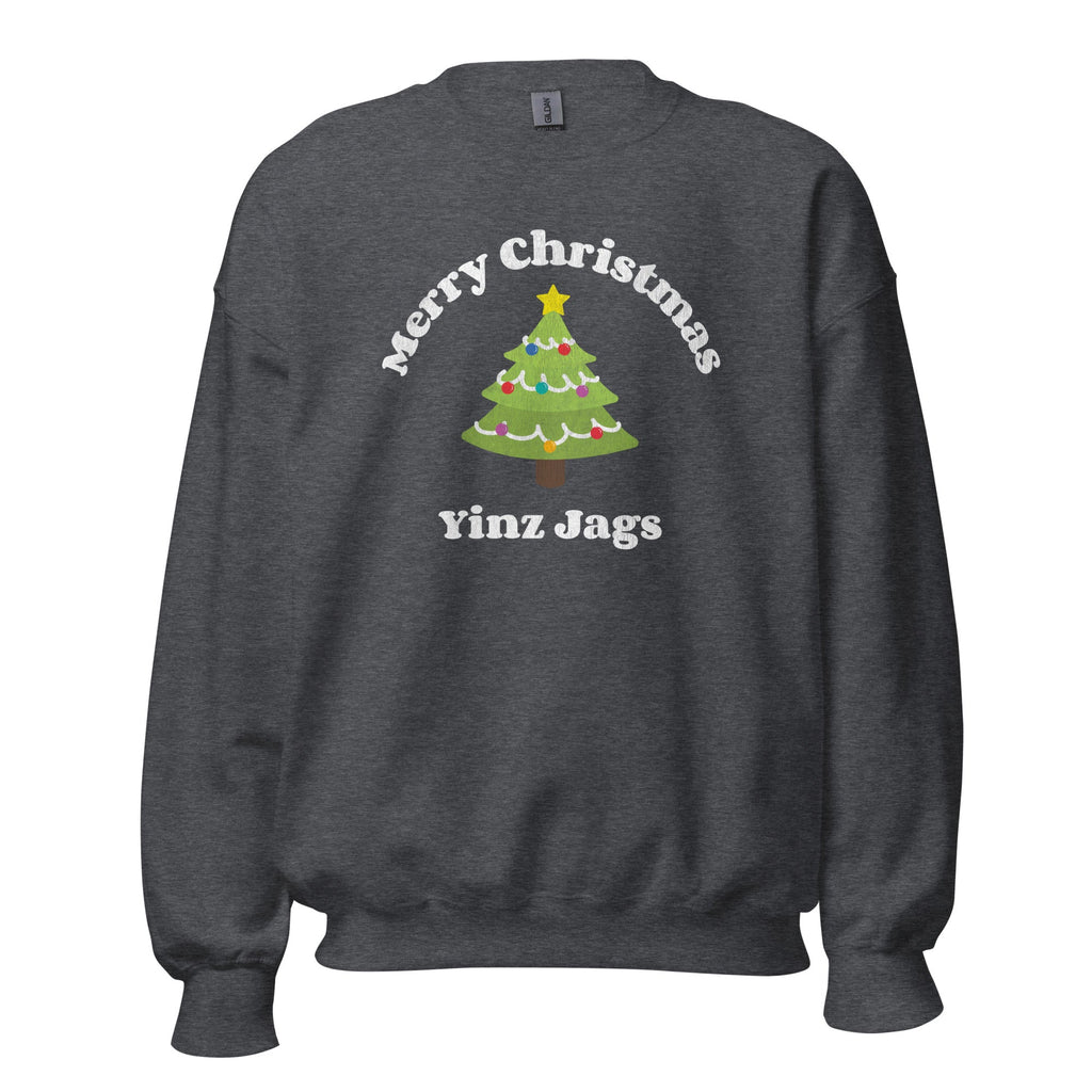 Merry Christmas Yinz Jags | Crewneck Sweatshirt product image 2