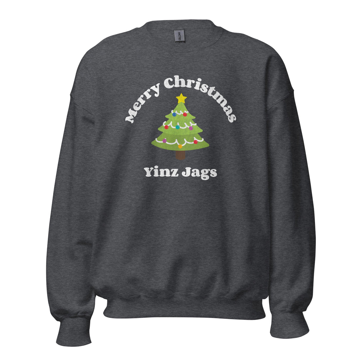 Merry Christmas Yinz Jags | Crewneck Sweatshirt product image 2