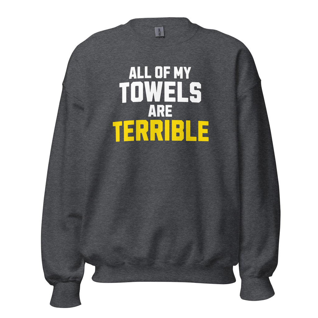 All of My Towels Are Terrible | Crewneck Sweatshirt product image 2