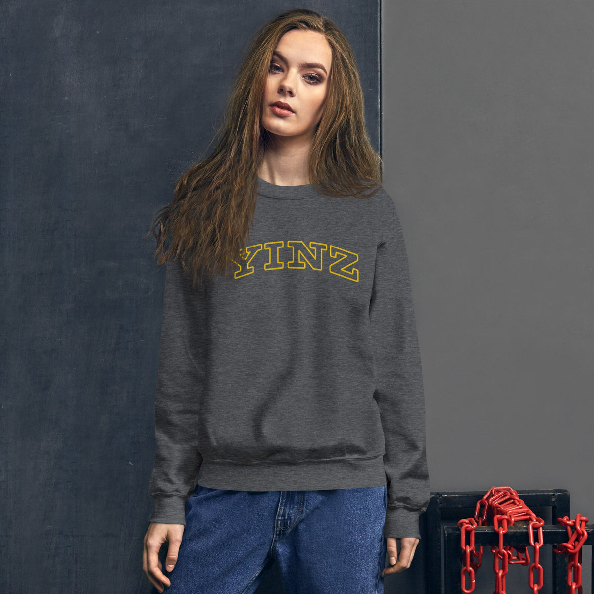 Yinz - Collegiate | Embroidered Sweatshirt product image 5