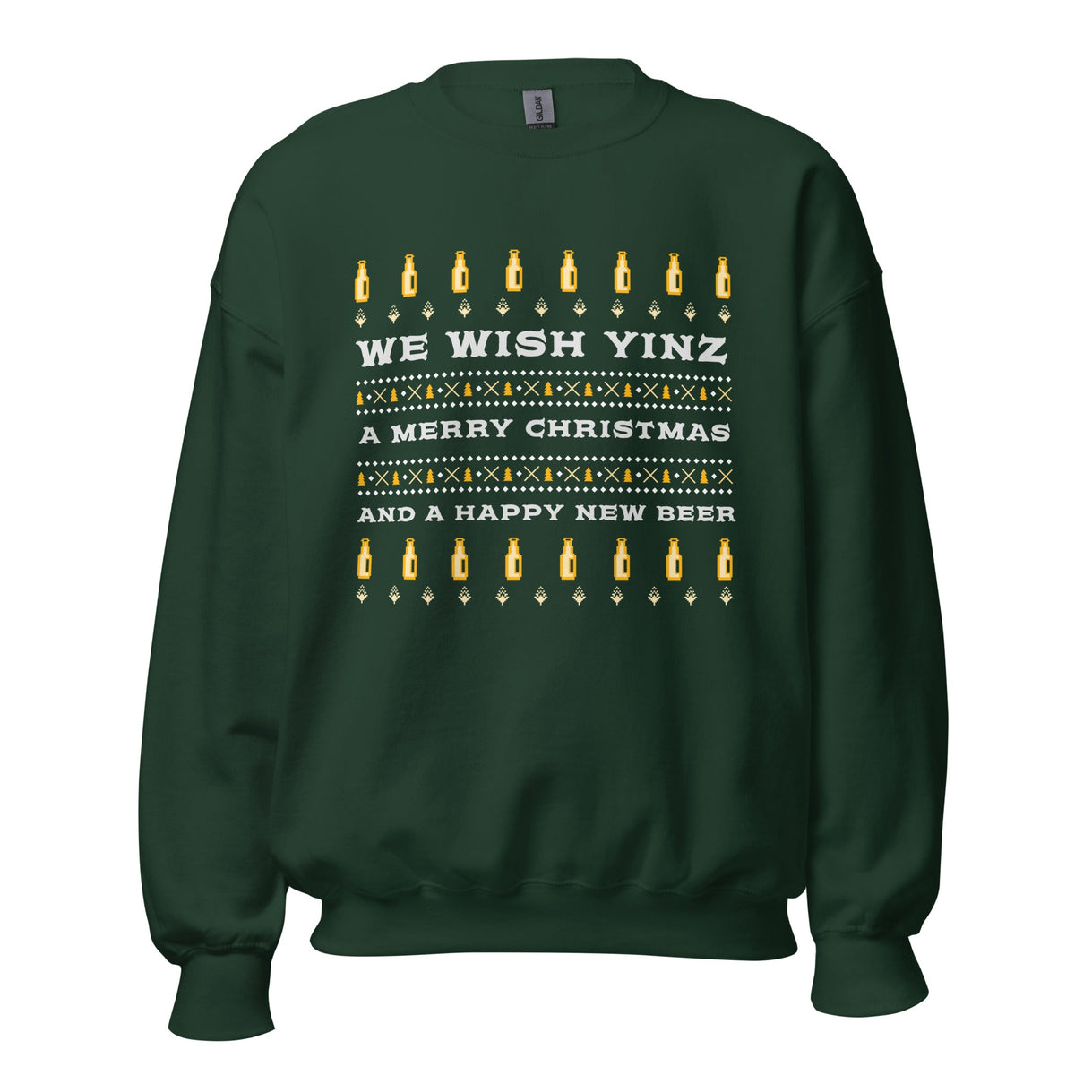 We Wish Yinz a Merry Christmas - Ugly Sweater | Crewneck product image 5