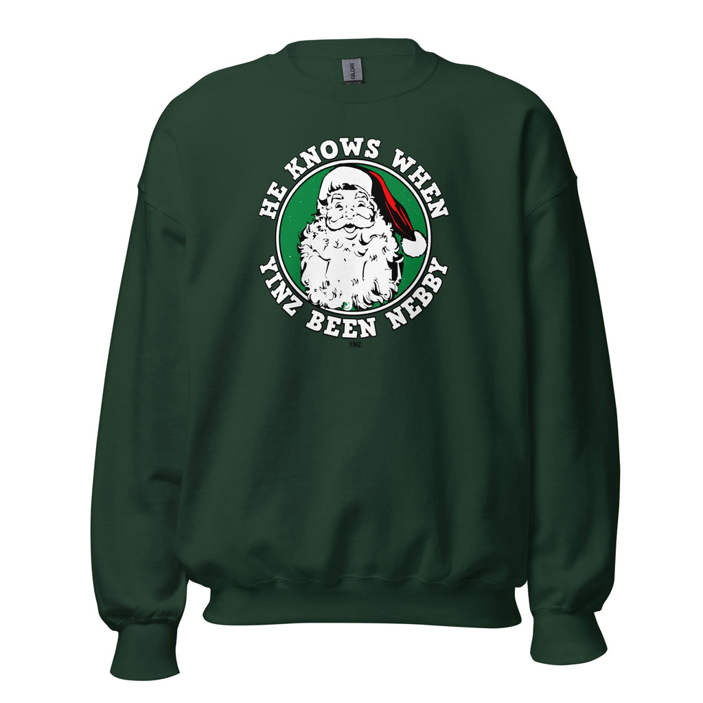He Knows When Yinz Been Nebby | Crewneck Sweatshirt product image 5