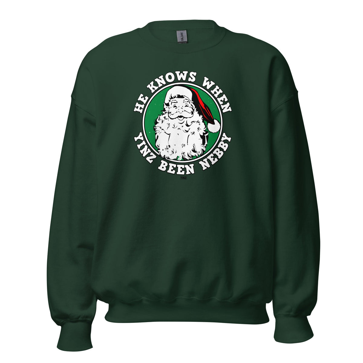 He Knows When Yinz Been Nebby | Crewneck Sweatshirt product image 5