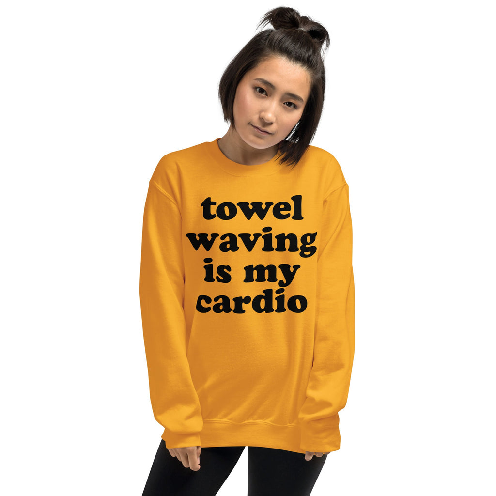 Towel Waving is My Cardio | Crewneck Sweatshirt product image 2