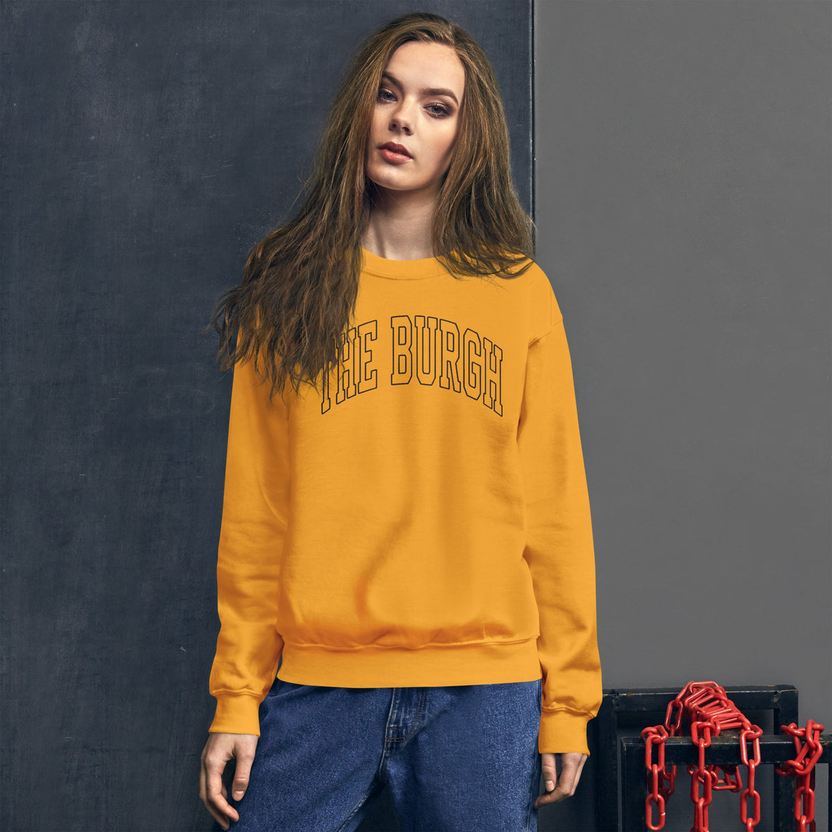 The Burgh - Collegiate | Embroidered Sweatshirt product image 2