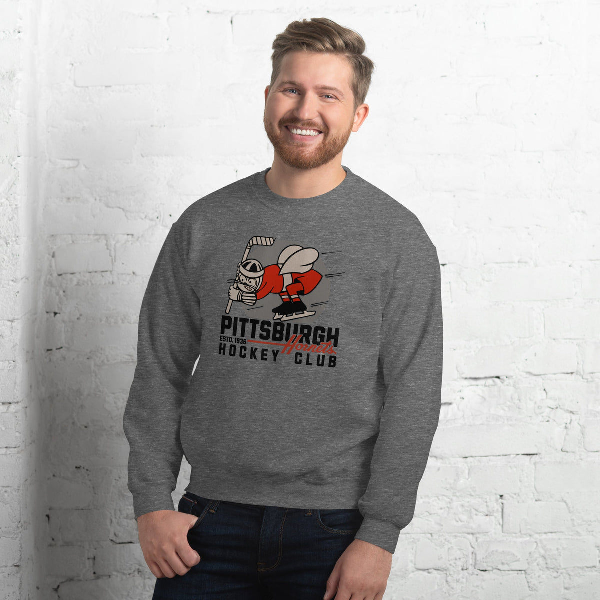 Pittsburgh Hornets Hockey Club 1936 | Crewneck Sweatshirt product image 4