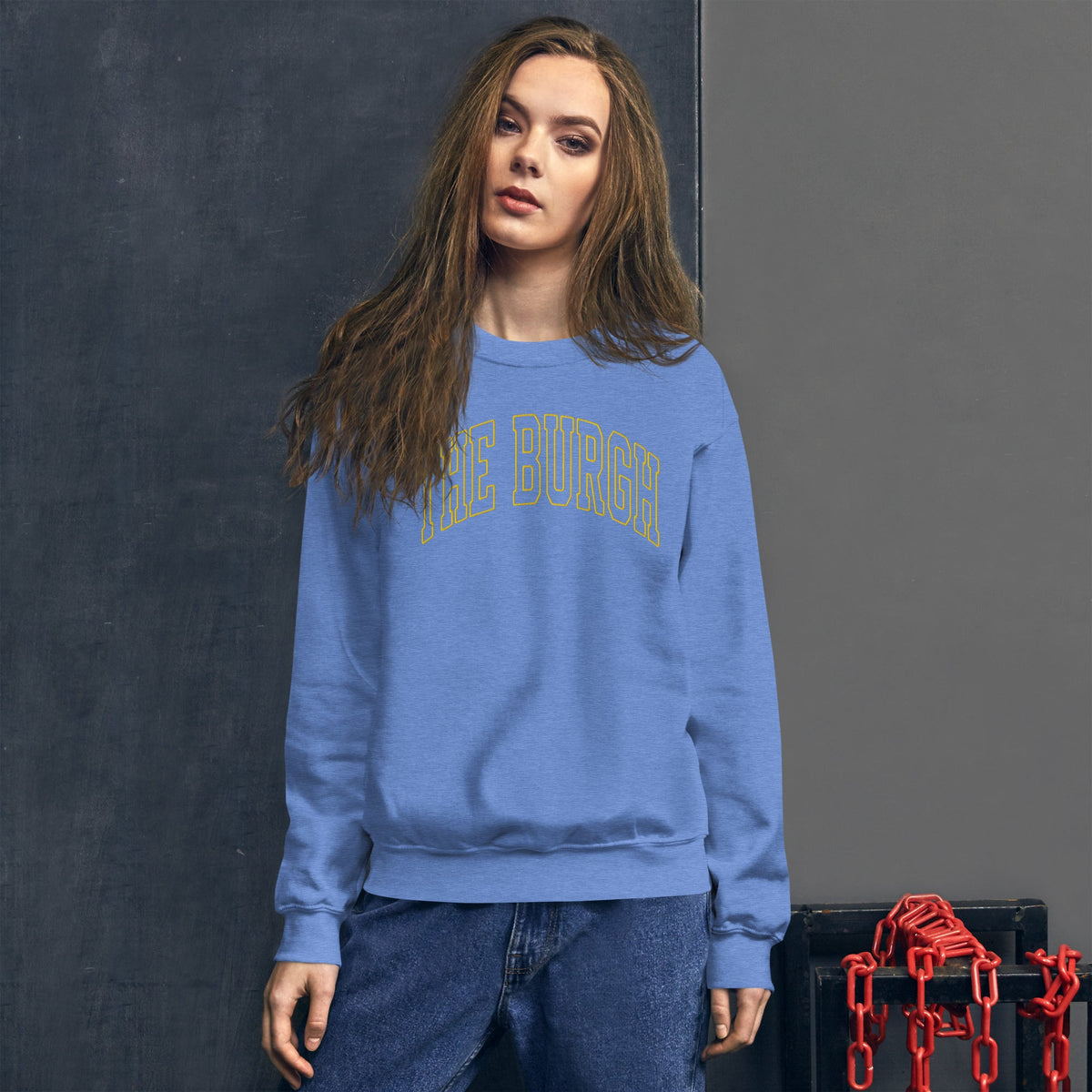 The Burgh - Collegiate | Embroidered Sweatshirt product image 8