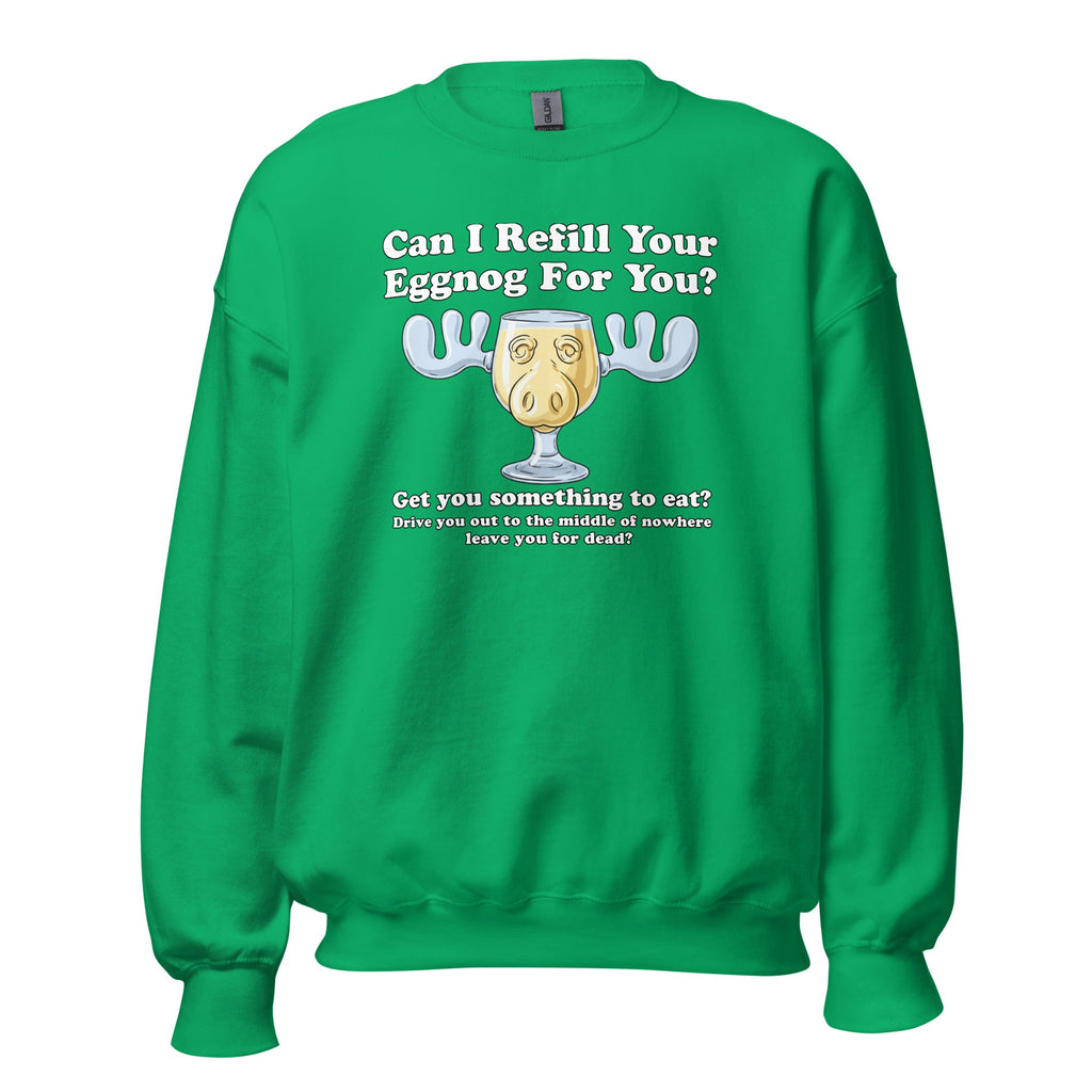 Can I Refill Your Eggnog for You? | Crewneck Sweatshirt product image 3