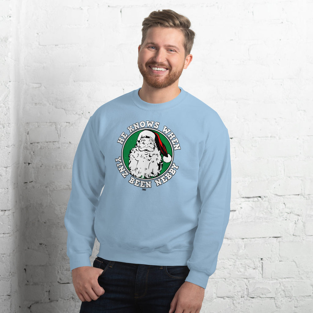 He Knows When Yinz Been Nebby | Crewneck Sweatshirt product image 2