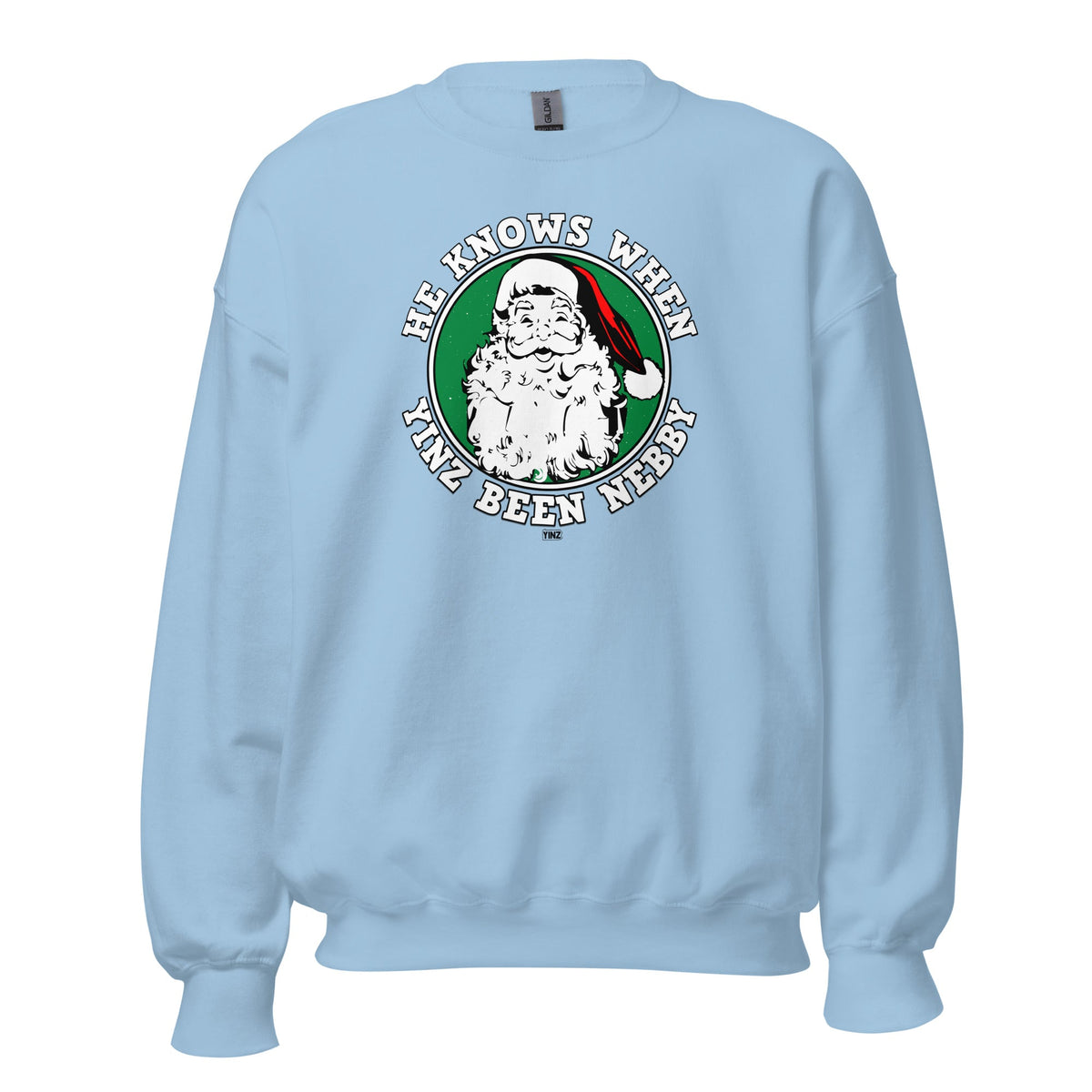 He Knows When Yinz Been Nebby | Crewneck Sweatshirt product image 1