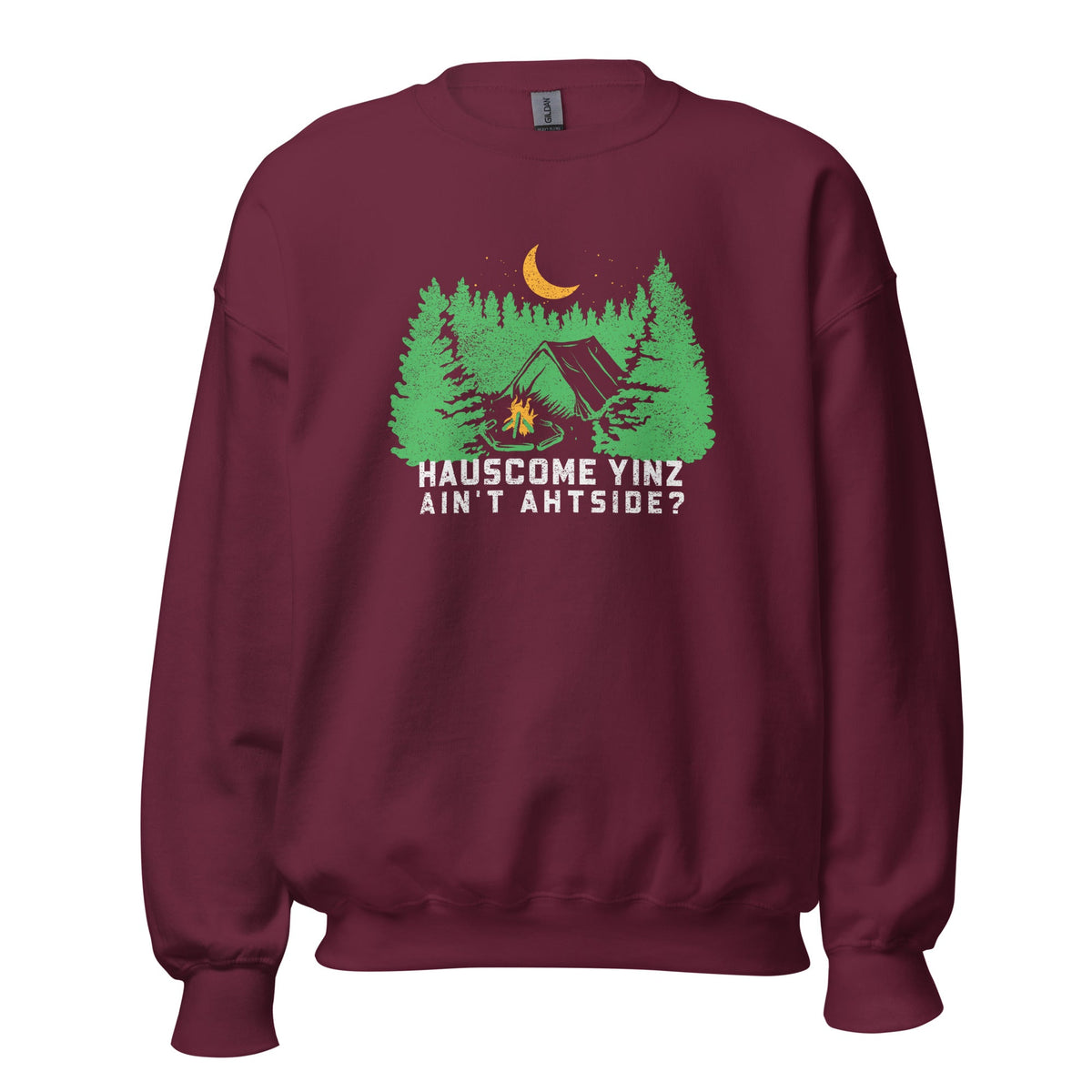 Hauscome Yinz Ain't Ahtside? | Crewneck Sweatshirt product image 1