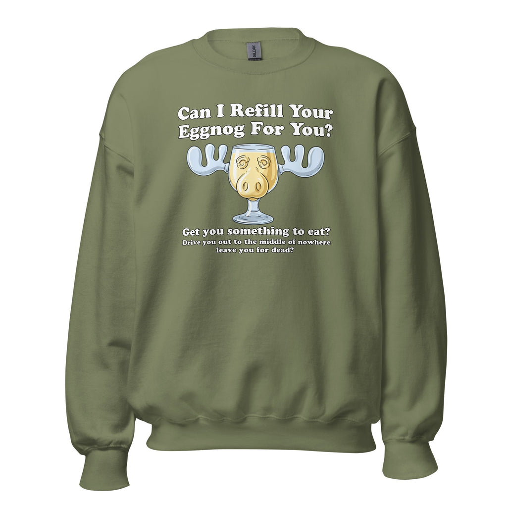 Can I Refill Your Eggnog for You? | Crewneck Sweatshirt product image 2