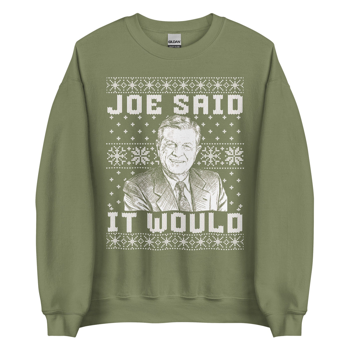 Joe Said it Would - Ugly Christmas Sweater | Crewneck product image 5
