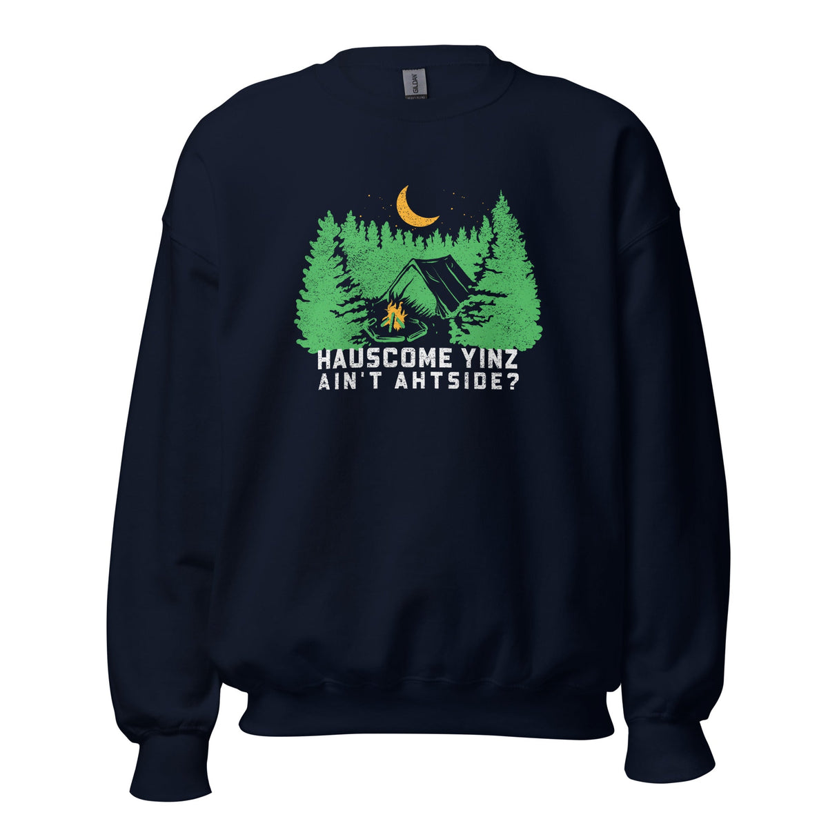 Hauscome Yinz Ain't Ahtside? | Crewneck Sweatshirt product image 3