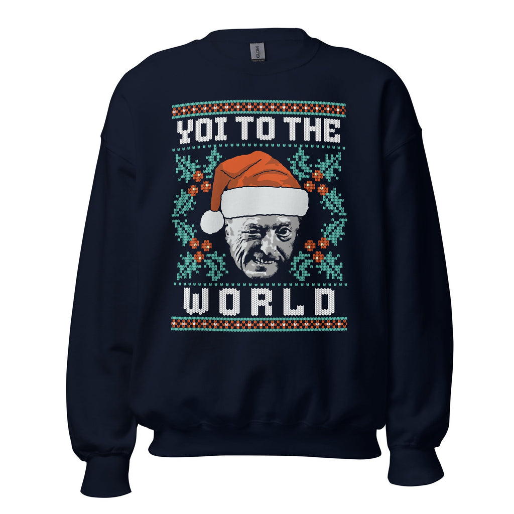 Yoi to the World - Ugly Christmas Sweater | Crewneck product image 2