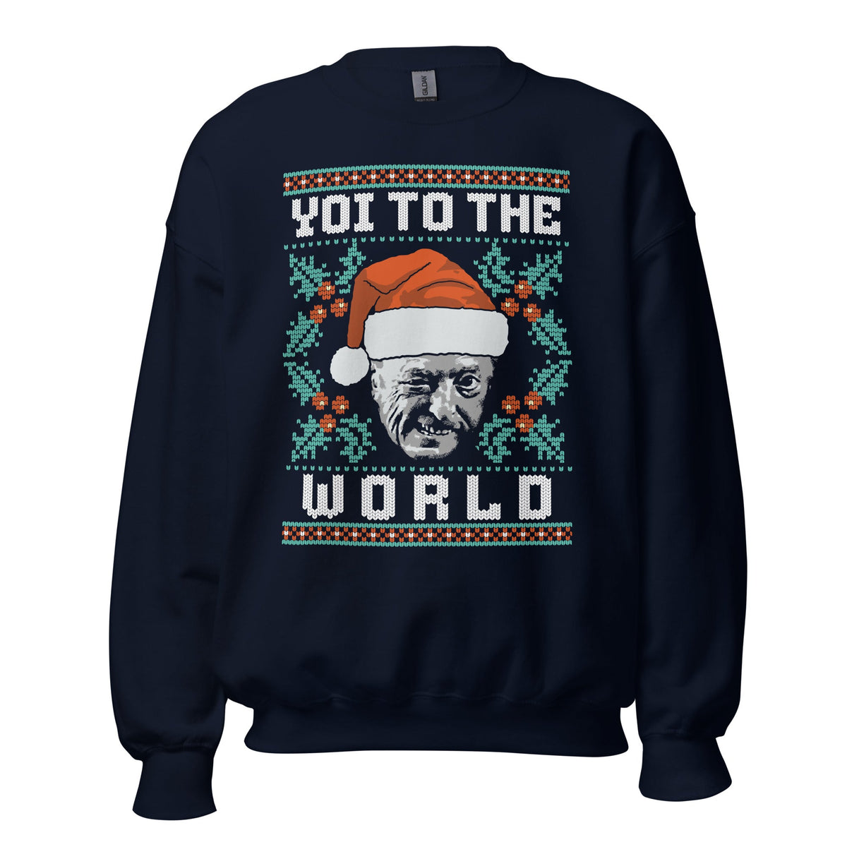 Yoi to the World - Ugly Christmas Sweater | Crewneck product image 2